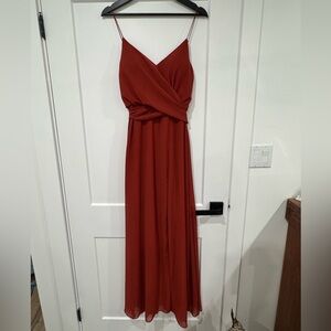 Levkoff Bridesmaid Dress in Colour Rust